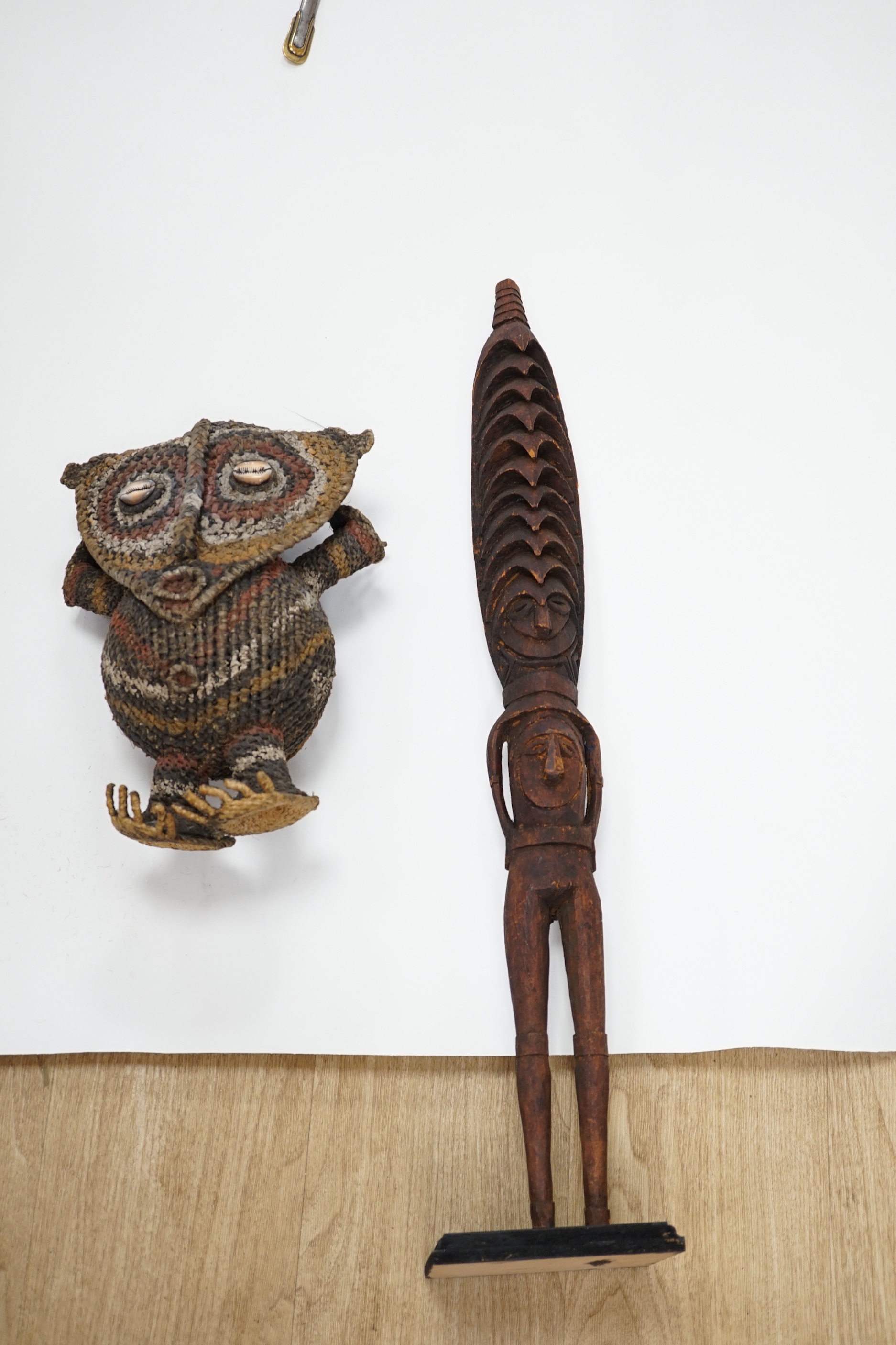 Two Papua New Guinea figures
